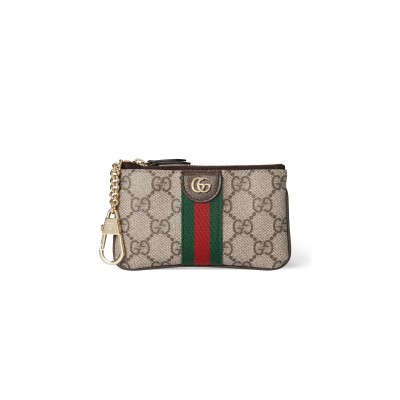 GUCCI OPHIDIA ZIP KEY POUCH 838466 (13.5*7.5*1cm)